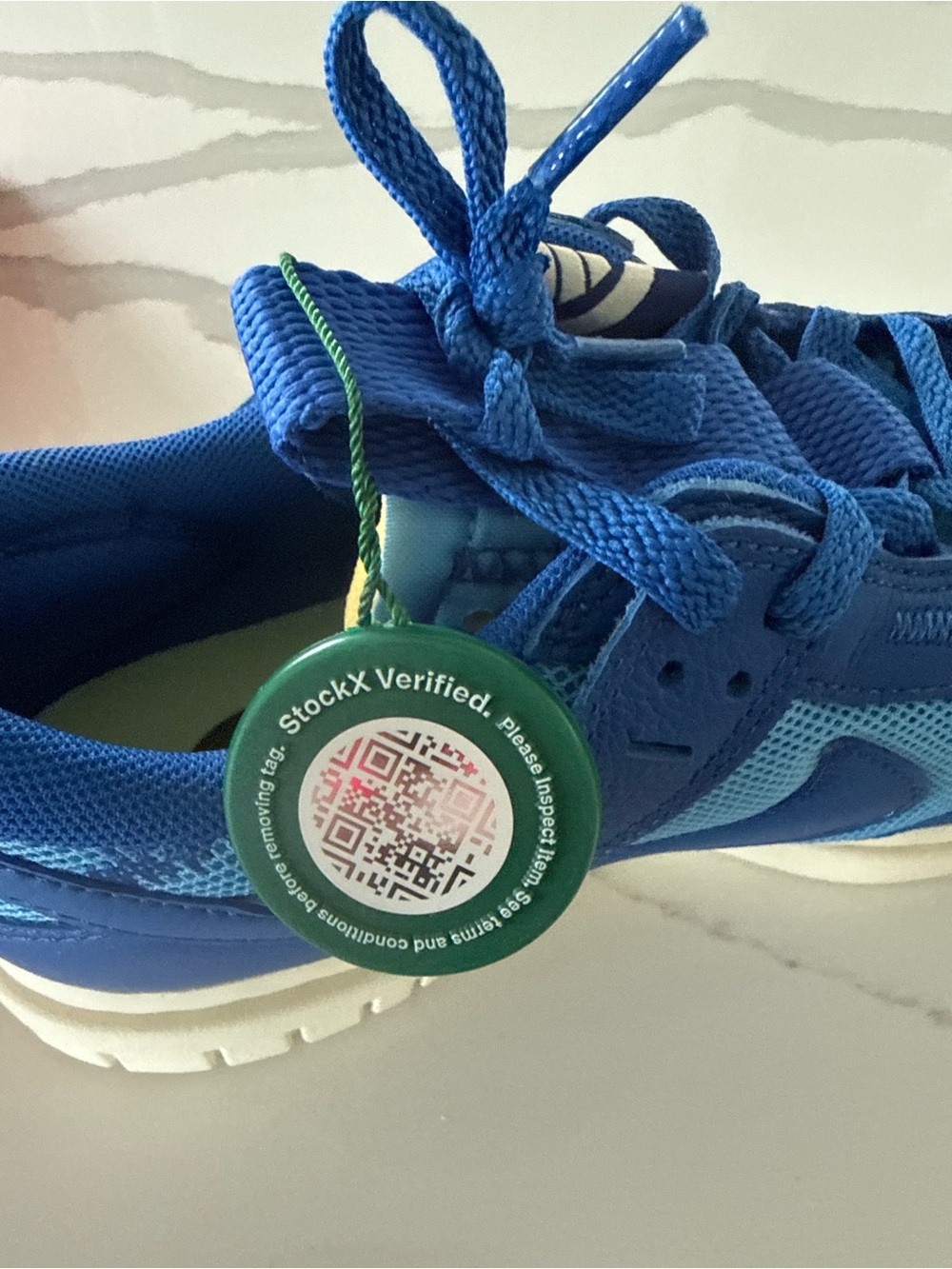 Nike Mens women’s Air Dunk Jumbo University Blue sneaker 6.5/8 NIB - Picture 2 of 5
